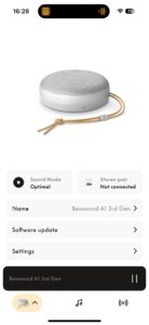 Bang & Olufsen Beosound A1 3rd Gen App