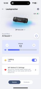 LG xboom Grab App