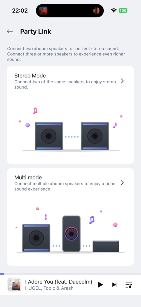 LG xboom Stage 501 by will.i.am App