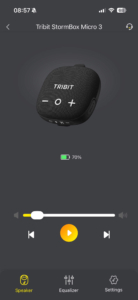 Tribit StormBox Micro 3 App