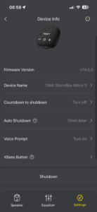 Tribit StormBox Micro 3 App
